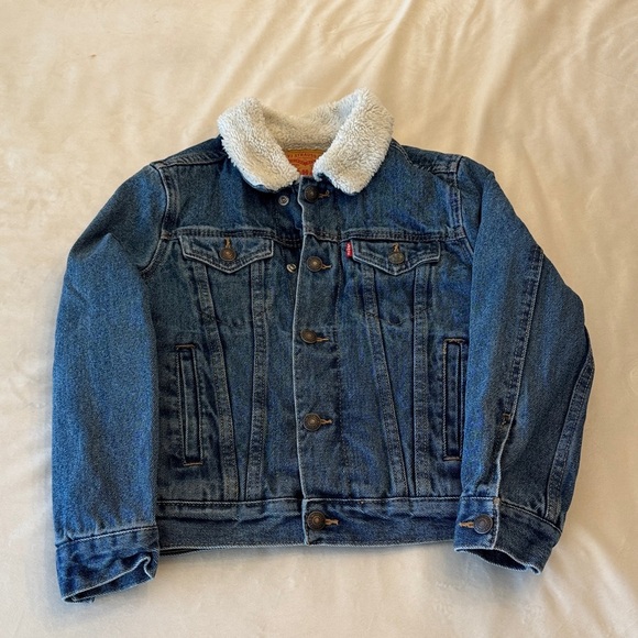 Levi's Other - EUC! Levi’s Girls Sherpa Lined Denim Jacket, sz 8-10